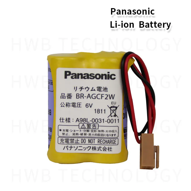 1 шт./лот pushout 100% оригинальная новая батарея для Panasonic BR AGCF2W с разъемом 6V PLC FANUC