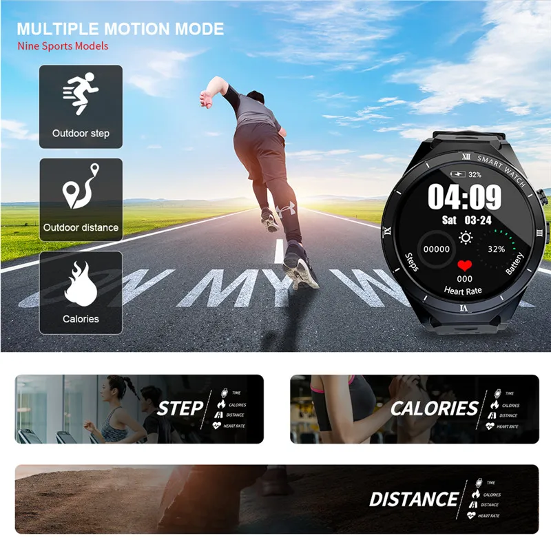 Спортивные смарт-часы с Android SIM-картой gps шагомером фитнес-трекер для измерения