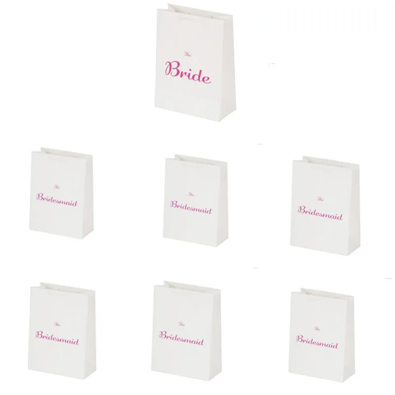 Наборы подарочных сумок для свадебных декораций невесты подружки девичник