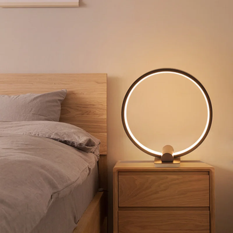 Современная креативная белая кофейная Настольная лампа искусство для