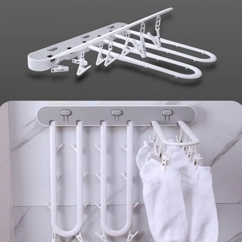 

Clothes Hanger Closet Organizer Space Saving Hanger Multi-port Clothing Rack Plastic Scarf Storage Hangers For Clothes