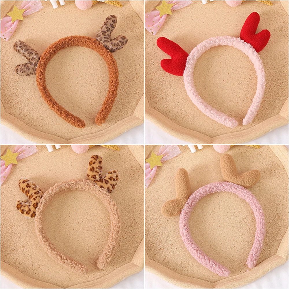 Christmas Reindeer Ears Antlers Headband Fashion Stylish Deer Horn Headbands for New Years Kids Adults Hairband |