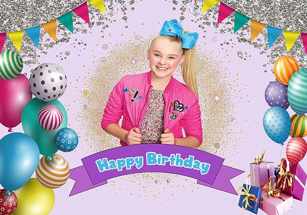 Фотофон josiwa для дня рождения фотографические фоны девочек день воздушный шар