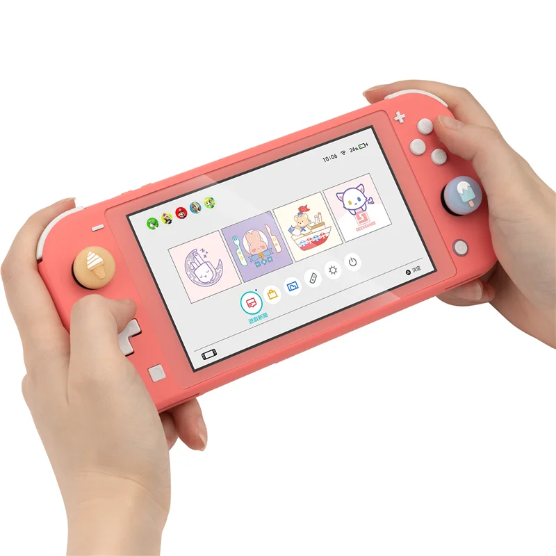 GeekShare Набор силиконовых джойстиков для Nintendo Switch милый колпачок джойстика