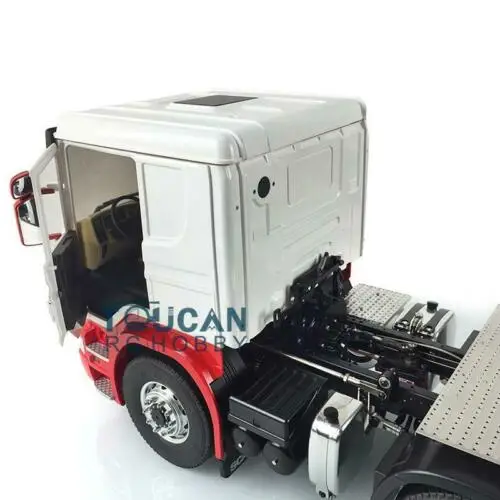 LESU 1/14 металлический шасси Sca 8*8 RC трактор грузовик модель Hercules кабина Tmy