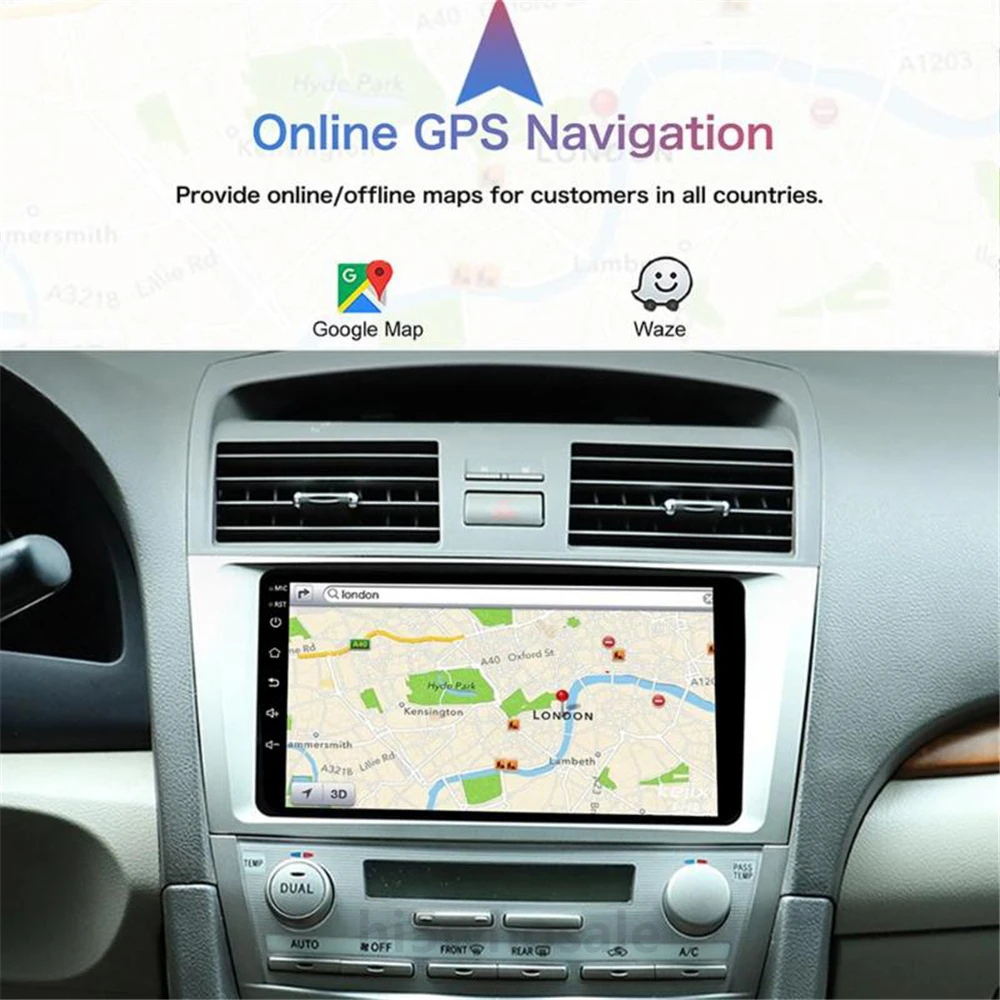 2+16/32G 1 Din Android 9.1 Car Stereo Radio 10.1 inch Multimedia Player GPS Navi WIFI Touch Screen BT FM Audio 1din Mirrorlink | Автомобили