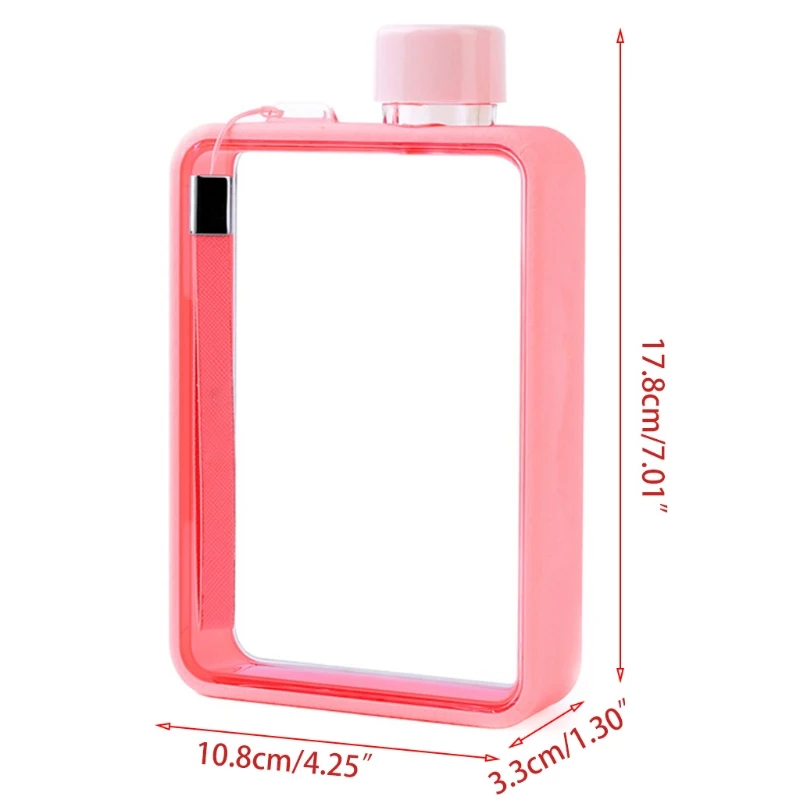 

Creative A5 Slim Travel Flat Kettle Outdoor Camping Bottle ABS Water Flask Sports Fitness Outdoor Water Bottle