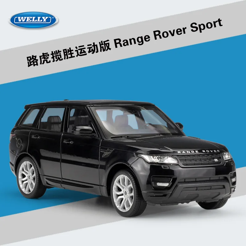 

Welly 1:24 литая спортивная машина Range Rover оранжевая, черная, белая, высокая модель автомобиля из металлического сплава, модель автомобиля 2021