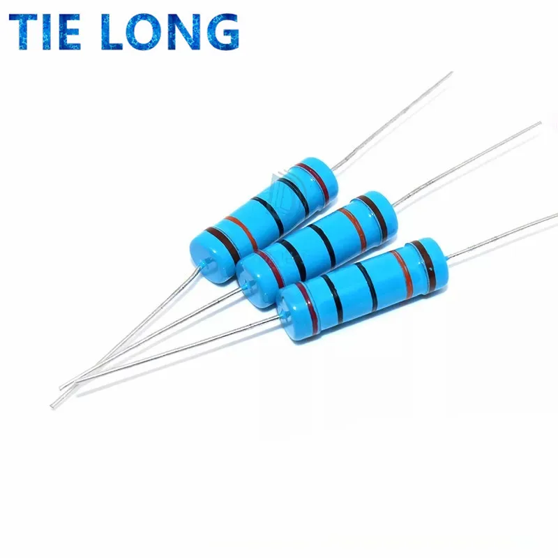 10 шт. 5 Вт 1% металлического пленочного резистора сопротивления 0.1R ~ м 1K 1 2 3 22 33 120 360