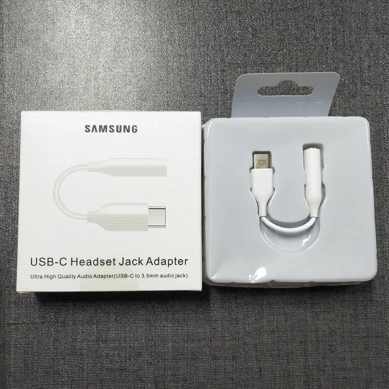 Адаптер для кабеля наушников SAMSUNG Type C 3 5 мм usb 1 разъем типа папа дюйма аудиоразъем