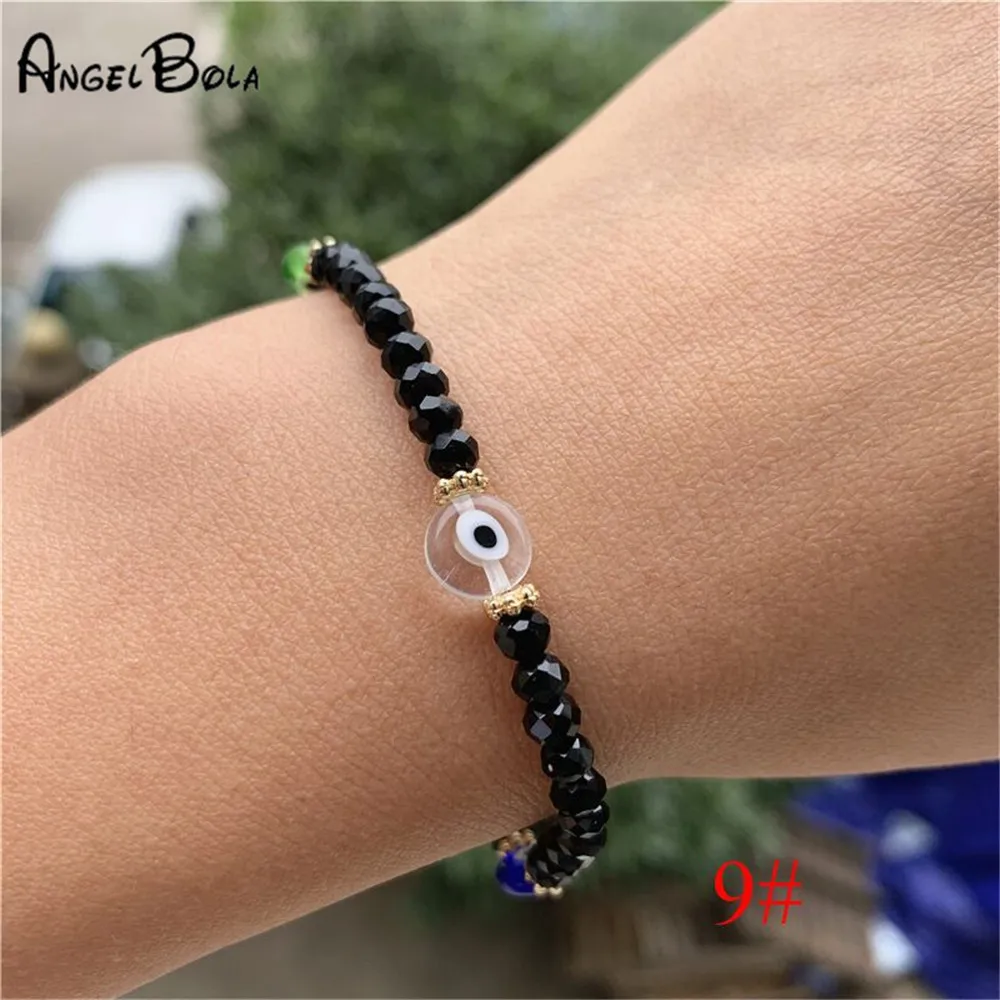 Новинка 2020 модный многоцветный мужской браслет от сглаза Модный классический