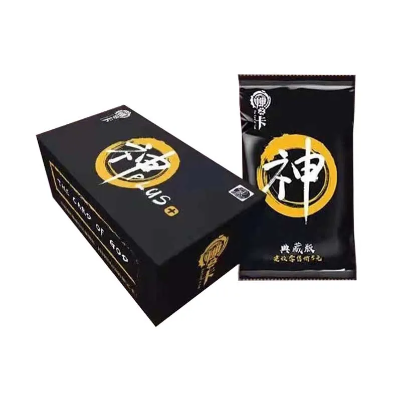 Оригинальная карта Бога плюс Аниме фигурки коллекционные карты рассекающий