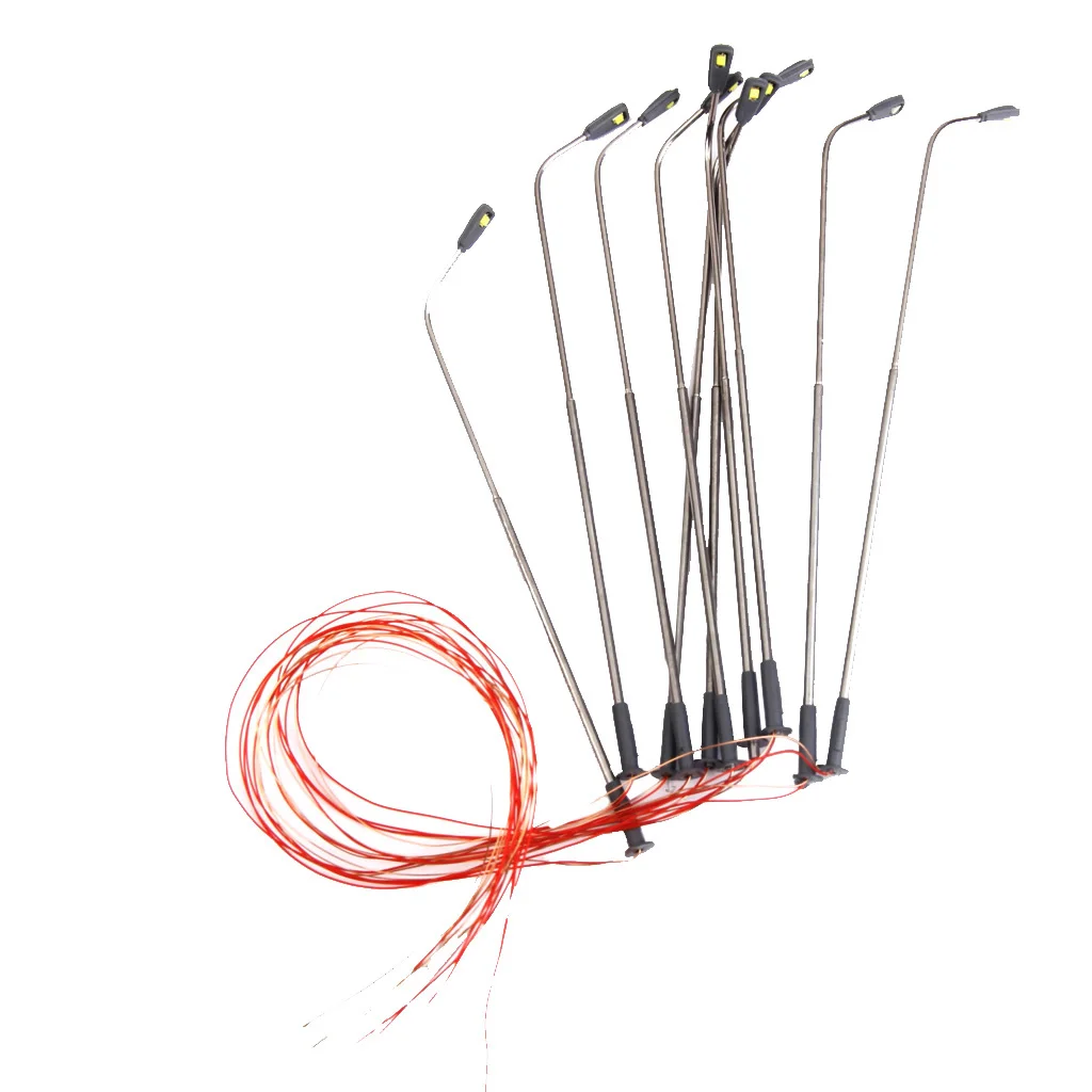 10 светодиодный светильник уличная лампа модель железнодорожной железной дороги