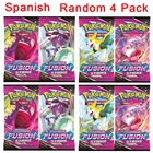 40 шт. испанские карты покемона Fusion Strike боевые стили полная новая герметичная Розничная коробка подарки для детей