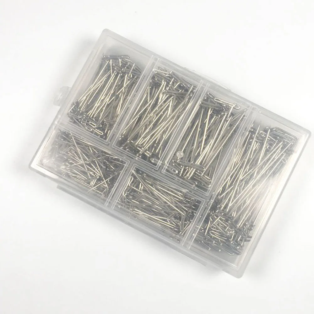 

1 Boxed 27mm To 53mm Stainless Steel T Needle Handmade Leather T Type Needle Wig Hair Extension Needle Bending Needle