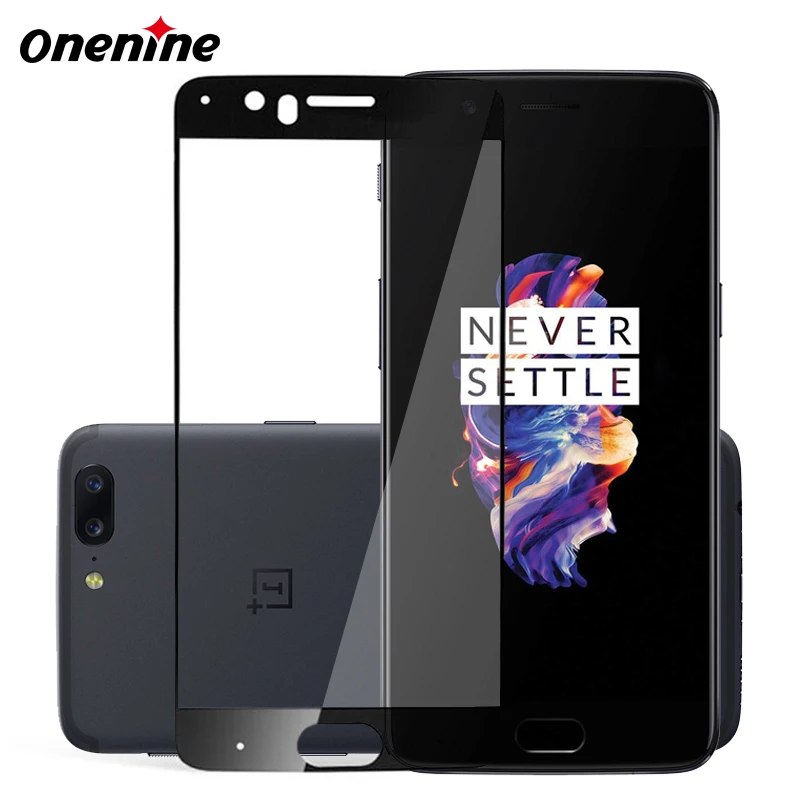 Изогнутое закаленное стекло Onenine 4D Защитная пленка для Oneplus 5 A5000 взрывозащищенное