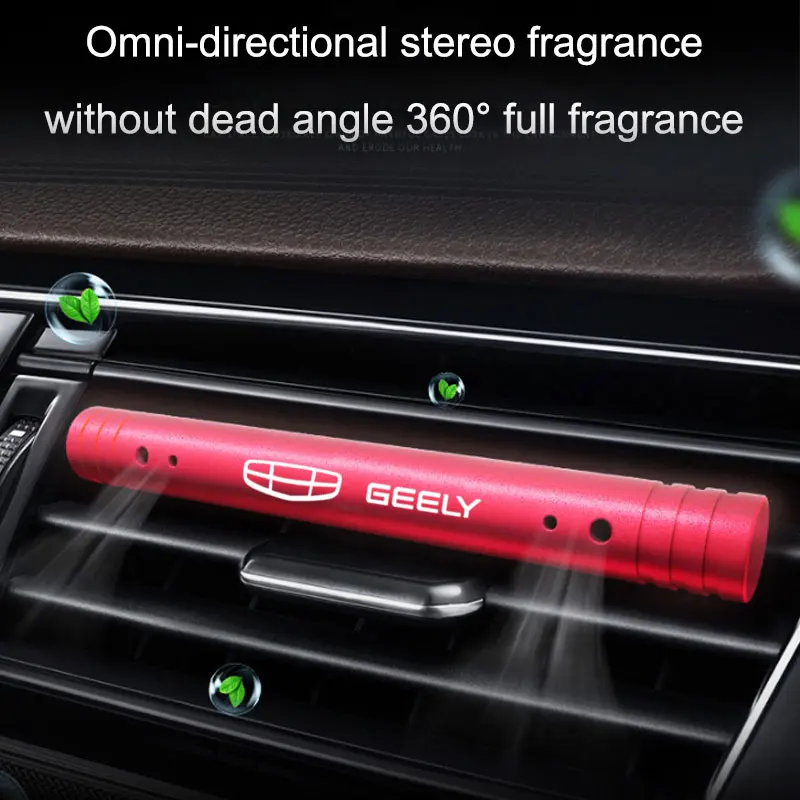 

car fragrance diffuser air vent For Geely Emgrand 7 Gc6 Gc7 Gx7 X7 Lc Ec8 Panda Emblems Atlas Coolray Mk Cross Boyue NL3 X6 SUV