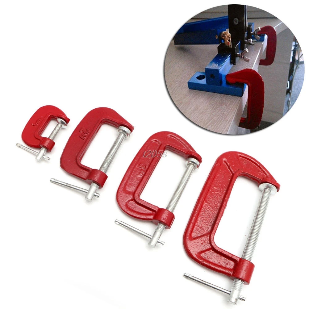 Новинка c зажим G Clamp сверхпрочный металлический инструмент для плотника тиски T18