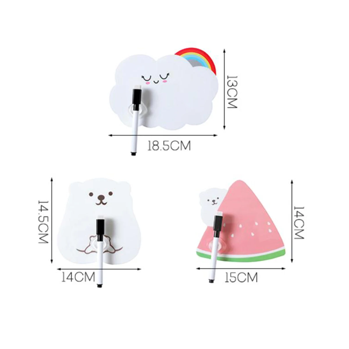 Магнит на холодильник милая доска для записей стираемая ручка с рисунком арбуза