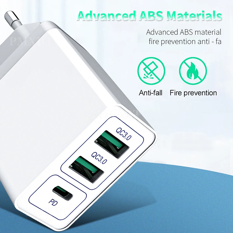 36 Вт USB C зарядное устройство PD Quick Charge 3 0 для iPhone 11 Samsung Note 10 plus мобильный телефон 2