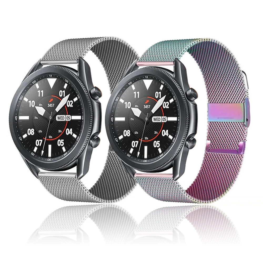 

Ремешок для Samsung Galaxy watch 3, 46 мм, 45 мм, Active 2, 42 мм, 41 мм, Gear S3 Frontier, 20 мм, 22 мм, браслет Huawei GT 2
