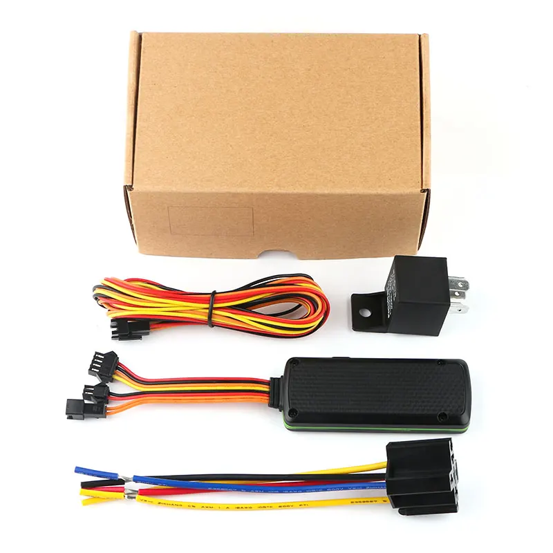 With Box With Relay 4G gps трекер автомобильный 4G LTE gps Мини SOS Водонепроницаемая ACC сигнализация, отслеживающая движение автомобильный gps-трекер реле режущий масляный двигатель встроенный аккумулятор гео-забор - Цвет: With Box With Relay