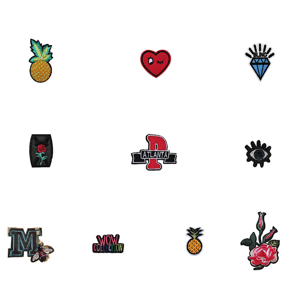 Мультяшный клей для расплава аппликация вышивка нашивка сделай сам железные