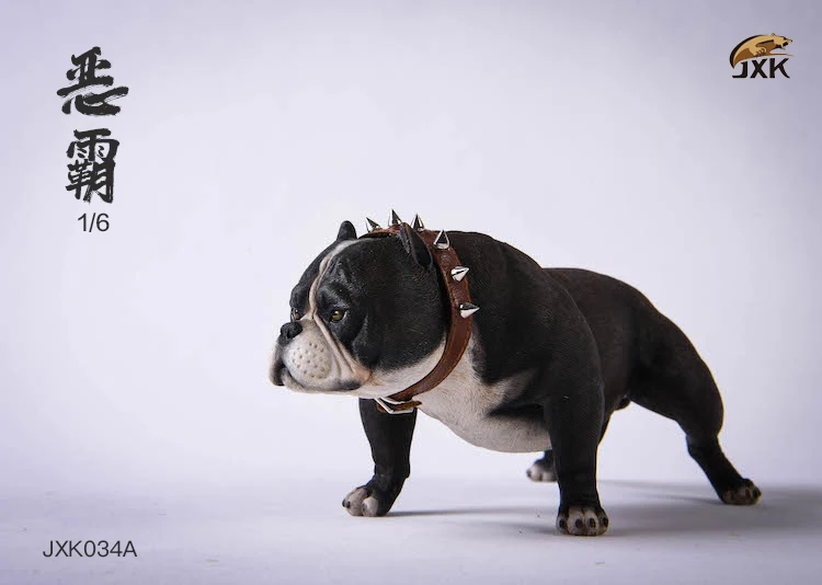 

IN STOCK 1/6 JXK034 Bully Pitbull Dog Animal Statue Fit 12inch Action Figure