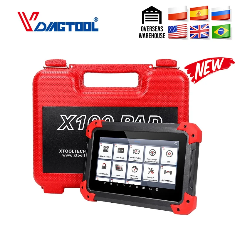 Оригинальный XTOOL Новый X100 PAD Профессиональный автоматический ключ программатор