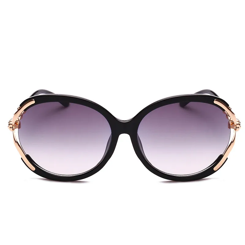 

Oval Rose Sunglasses Women Luxury Metal Frame Design Sun Glasses High-definition Gradient Lens Female Anti Glare Goggles Eyewear