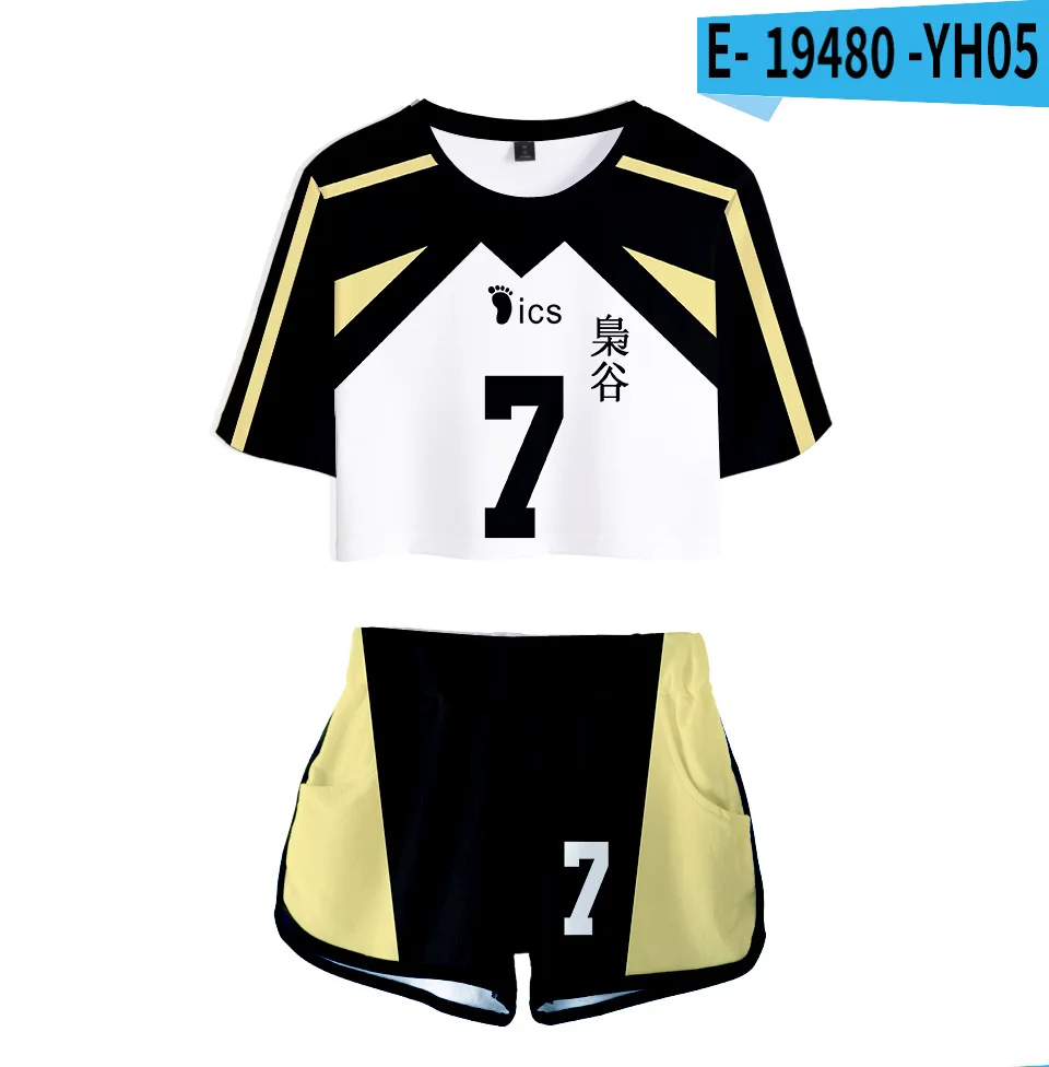 

DLF 8-20Y Anime Haikyuu Clothing Set Kids 3d Cosplay Costume High School Volleyball Uniform Sports Suit Football Basketball Team