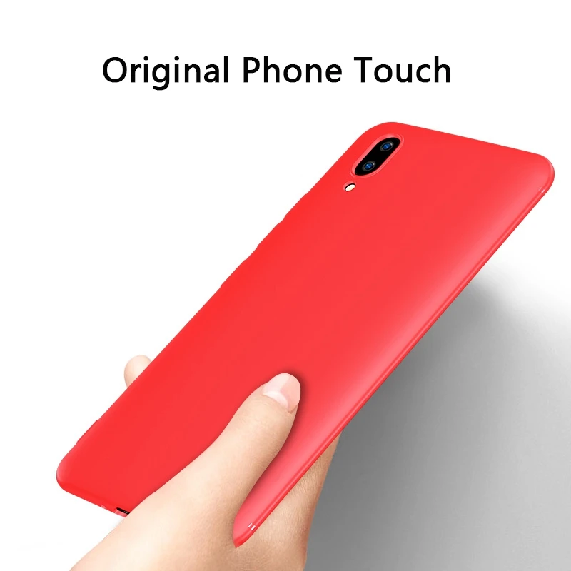 Чехол для VIVO V17 Neo V15 V11 Pro V11i Y91 Y91C Y93 Y95 Y97 Z5X Z1 Z3 Z3i Матовый ультратонкий Мягкий