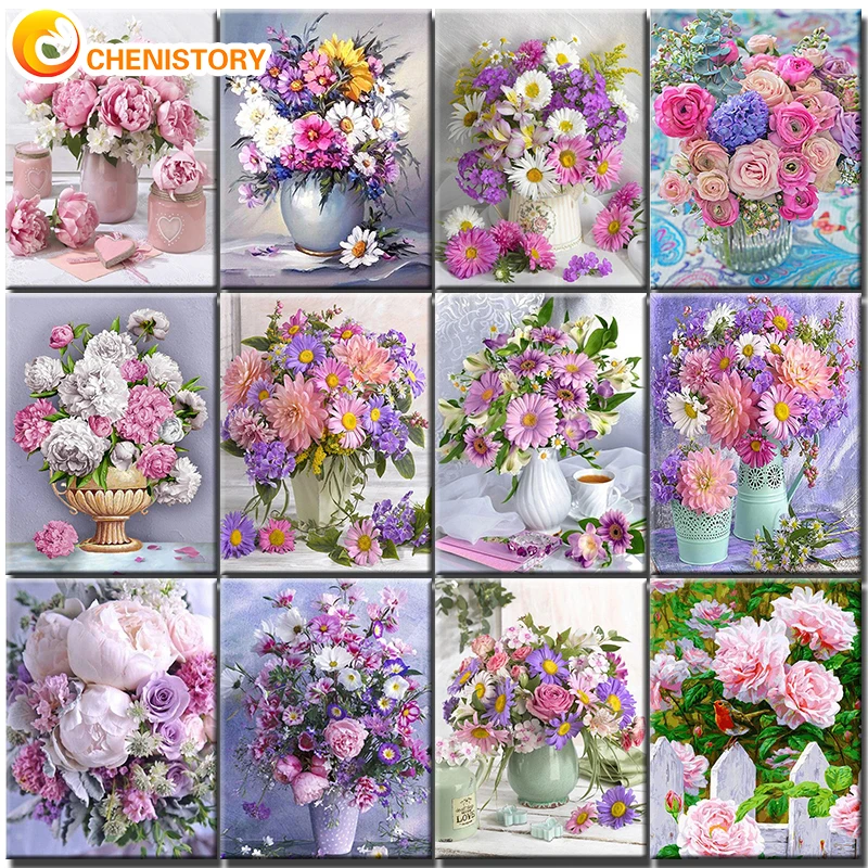 Набор для рисования по номерам на холсте 40 х50 см | Дом и сад