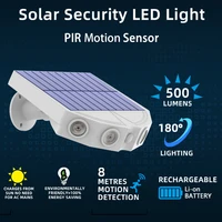 led solar sensor light simulation outdoor solar lamp motion detector sunlight 3 lighting mode security garage porch garden light