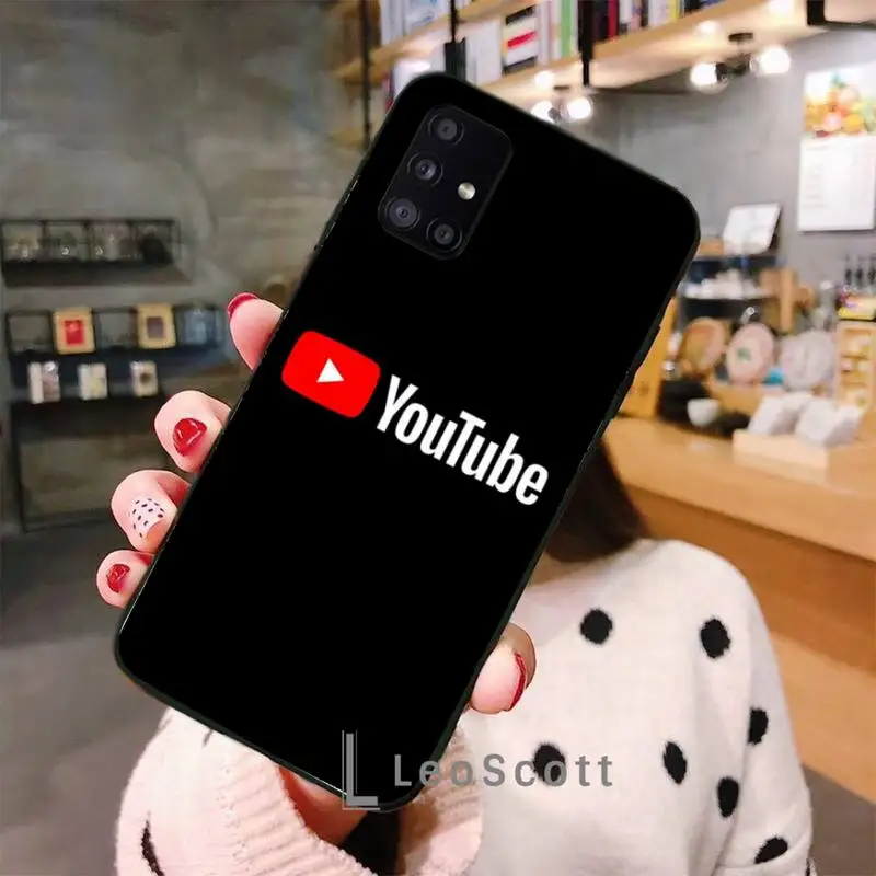 

Youtube UNIQUE DESIGN Phone Case For Samsung A40 A50 A51 A71 A20E A20S S8 S9 S10 S20 Plus note 20 ultra 4G 5G