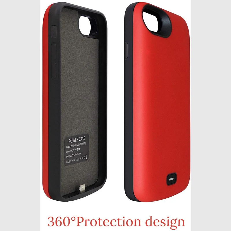 

5000mAh Battery Case for Iphone6 6S 7 8 SE2020 External Power Bank Backup Cover Power Bank Battery Case for iphone 6 6S 7 8 Plus