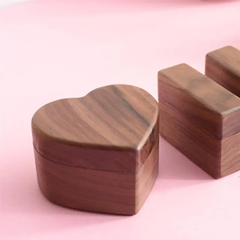 

Wooden Ring Storage Box Wedding Ring Case Jewelry Storage Box Jewelry Container