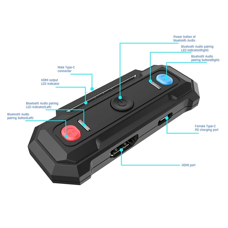 Bluetooth 5 0 USB Type C o адаптер ТВ HDMI зарядное устройство конвертер для Nintendo Switch/Lite Новый
