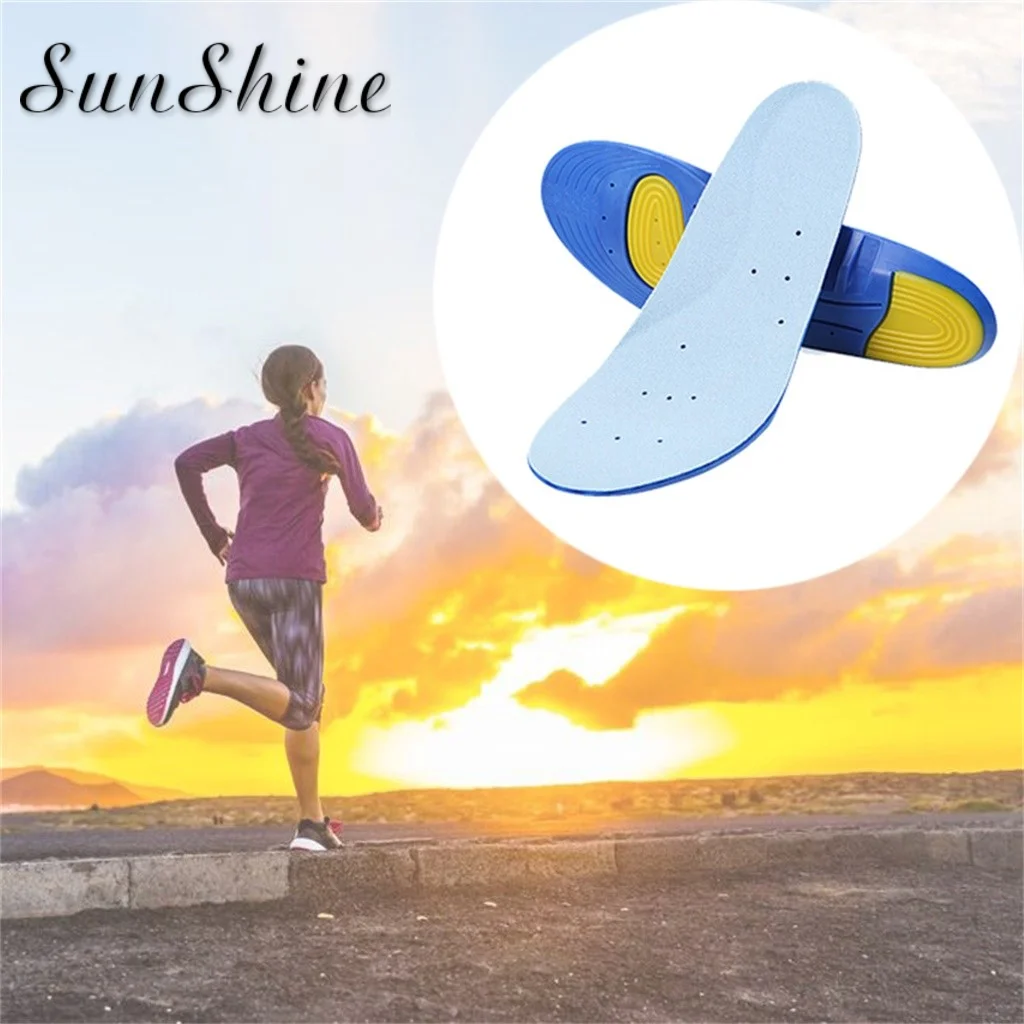 2 шт. спортивные стельки из ПУ кожи мужские впитывающие пот дышащие ударные