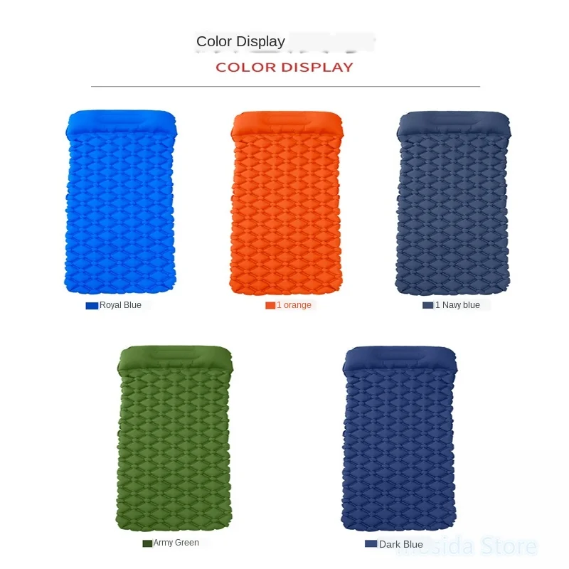 

Outdoor tent sleeping pad camping ultralight portable pentagonal moistureproof pad single diamond TPU inflatable pad