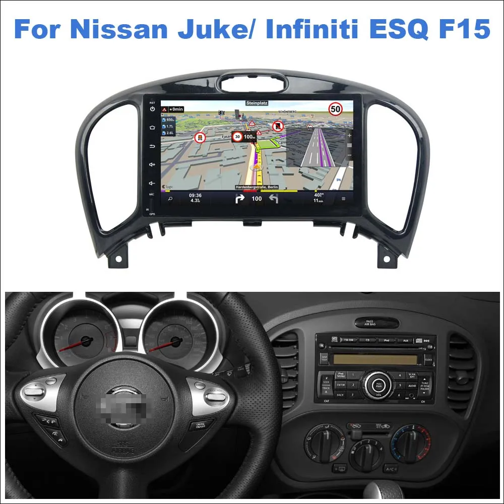 

Car Android Multimedia Player For Nissan Juke/ For Infiniti ESQ F15 2010~2019 Stereo Screen Carplay Wifi BT GPS Navigation