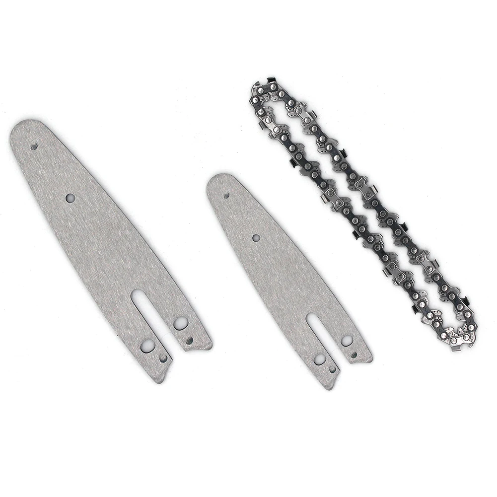 

Chain saw chain + guide plate 4 inch saw chain guide chain replacement parts wood cutting universal chain replacement parts