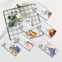 anime kamisama hajimemashita tomoe phone case transparent for iphone 7 8 11 12 se 2020 mini pro x xs xr max plus