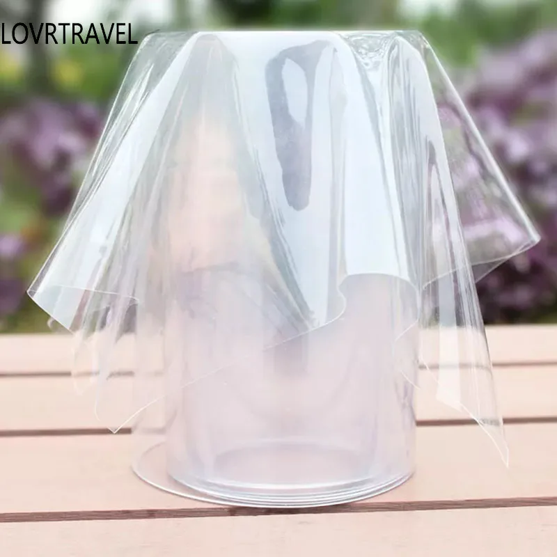 Провисание ПВХ кофе скатерть мягкое стекло скатерти Watherproof пластиковые круглый