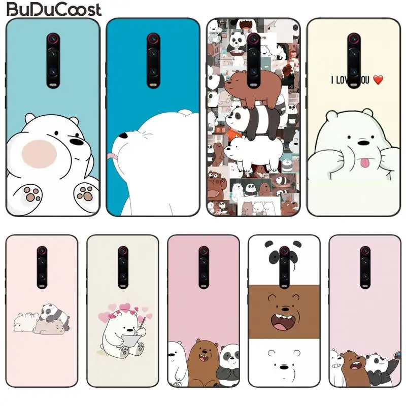 

Hrmes Three cute bears Customer Phone Case for Xiaomi Redmi8 4X 6A 9 8A Redmi 5 5Plus Note7 8Pro 7A 6A 9 9pro