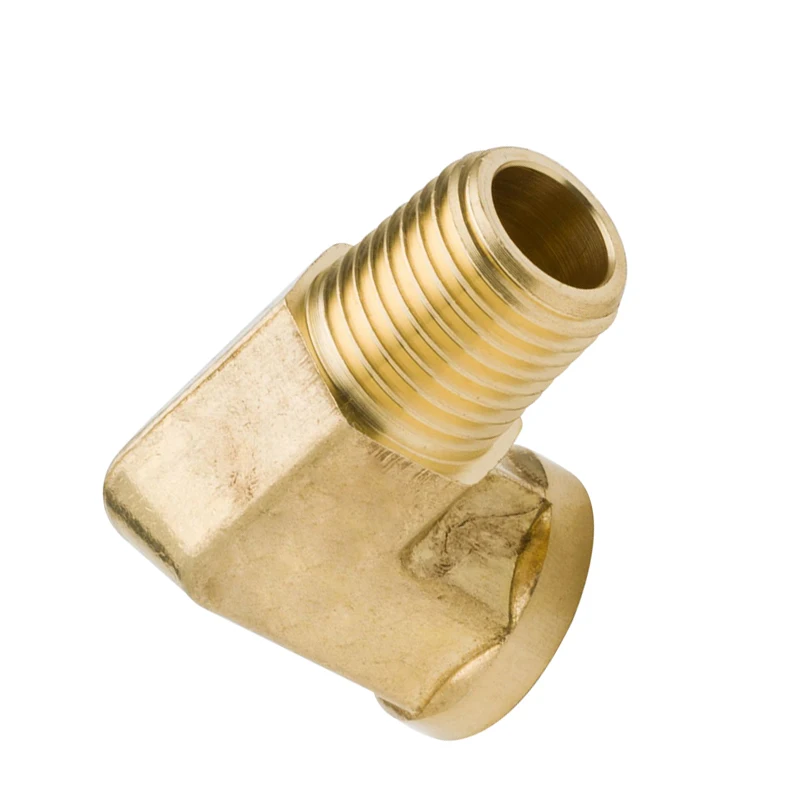 Dazakoot латунный медный шланг фитинг 90 градусов кованые Уличные Локоть NPT штыревые к