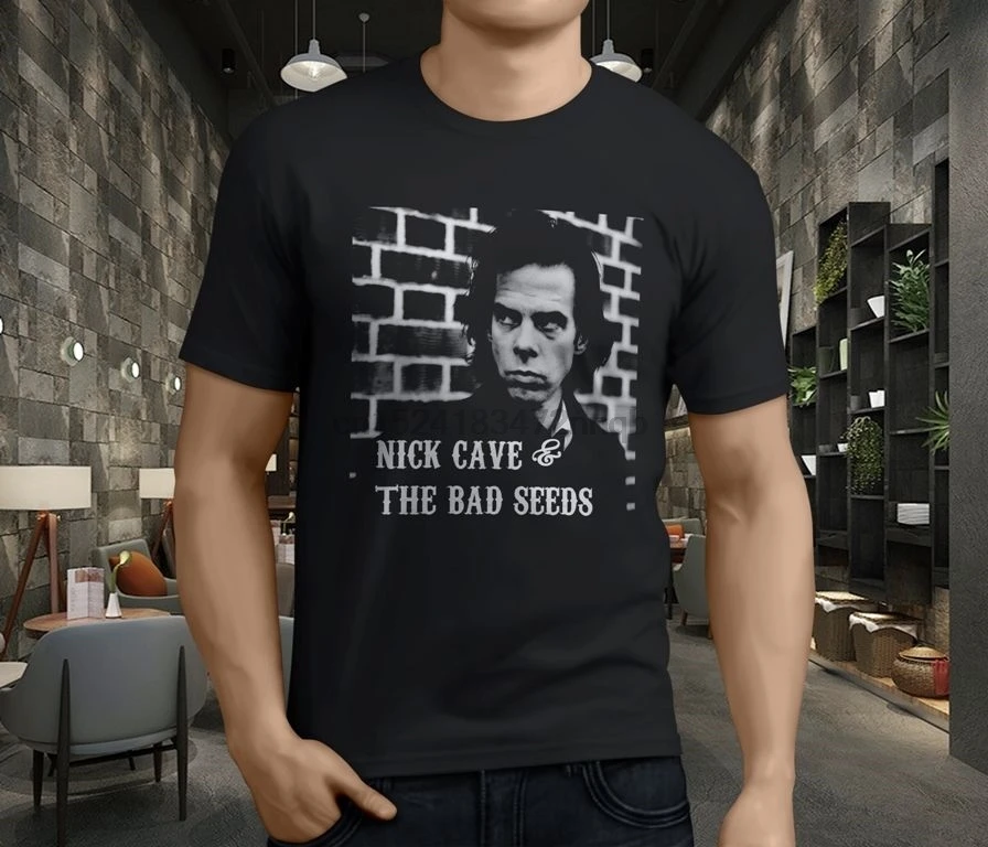 Новый Популярный ник кейв amp THE BAD SEEDS Мужская и черная хлопковая модная мужская