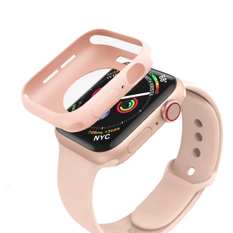 Чехол с ремешком для Apple Watch Смарт 6 44/40 мм наручных часов iWatch ремешок 42 38 версия