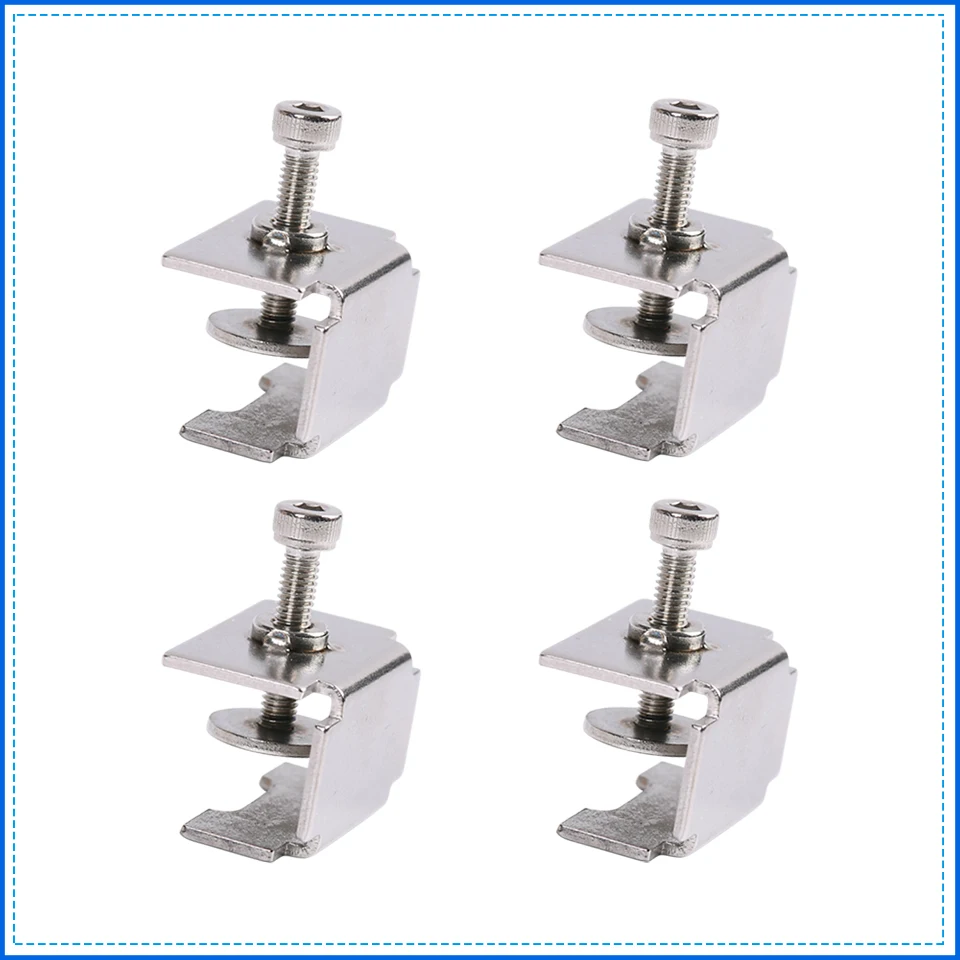 

Аксессуары для 3D-принтера, 4 шт., стеклянная пластина с зажимом для нагревательной платформы, фиксированный зажим для Ender 3/3 Pro/3 V2/3S,Ender 5/Pro, Φ PRO