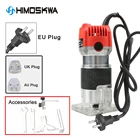 Алюминиевый корпус, 800 Вт, электроинструмент для деревообработки, триммер, пазовый станок, инструменты для деревообработки, гравировка и наборы штампов из 12 шт.